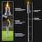 Sorbus 60" Matney Stainless Steel Outdoor Torches , 2ct.